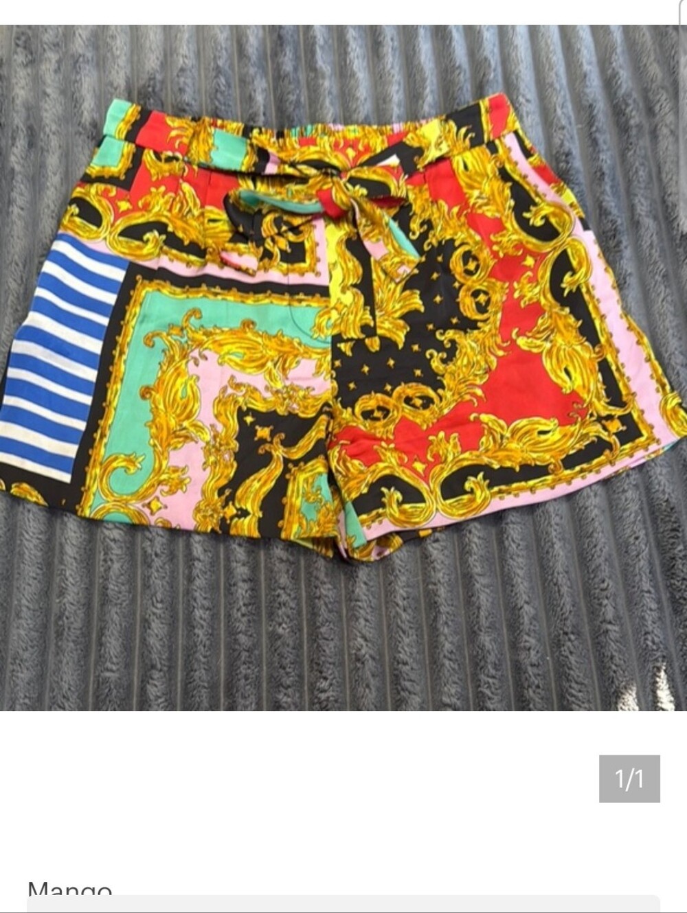 Mango MNG Versace Inspired Shorts